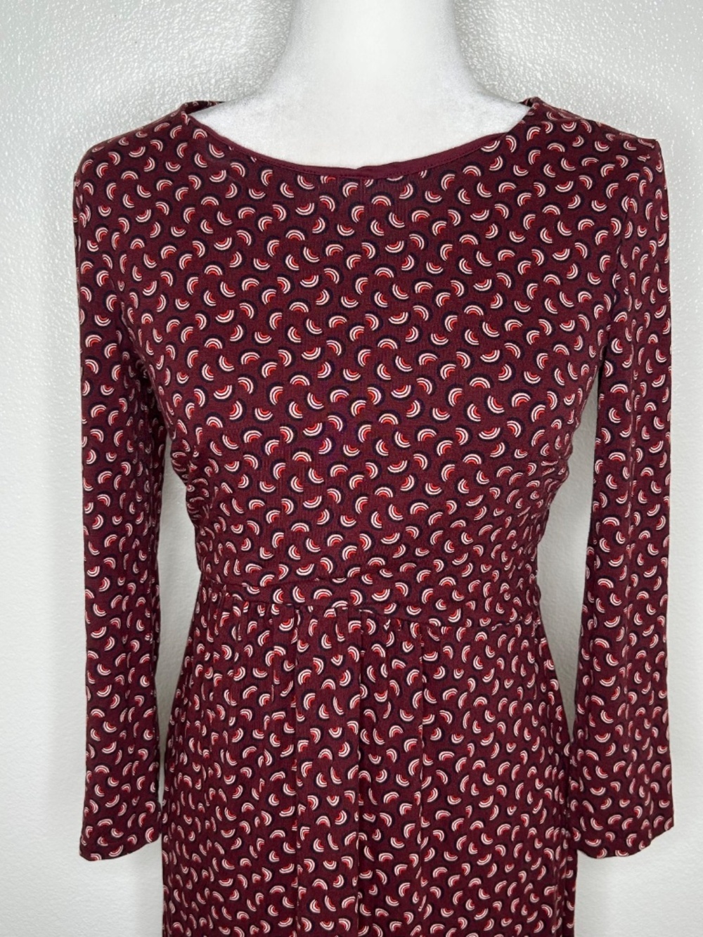 Boden Womens Philippa Jersey Midi Dress Size 6 - Picture 2 of 10